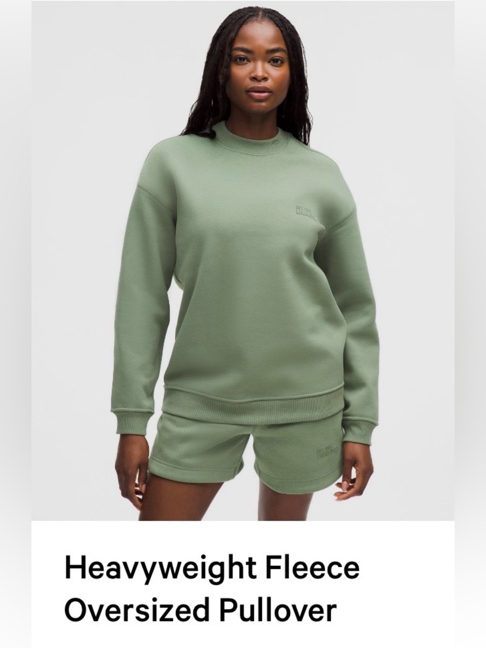 Heavyweight Fleece Oversized Pullover